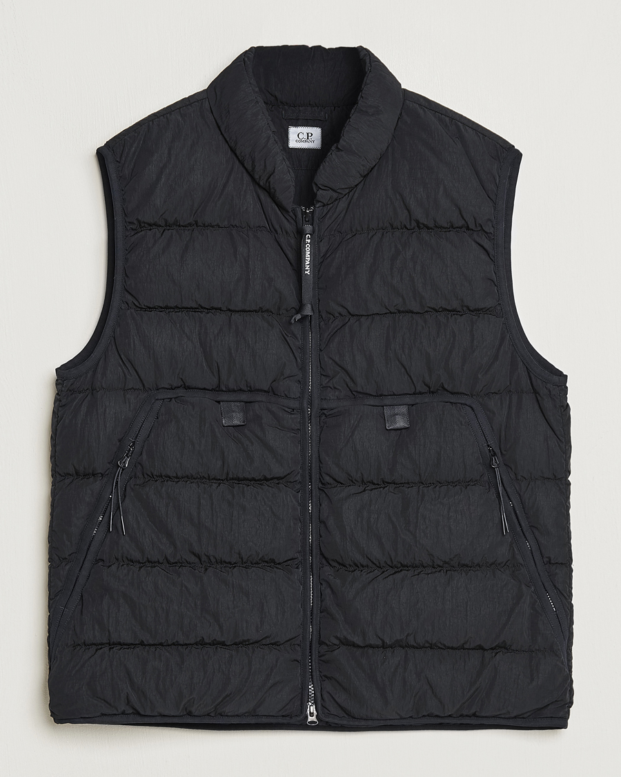 Herr | Jackor | C.P. Company | Eco-Chrome R Lightweight Down Vest Black