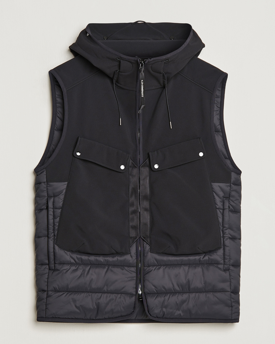 Herr | Jackor | C.P. Company | CP Shell - R Mixed Goggle Vest Black