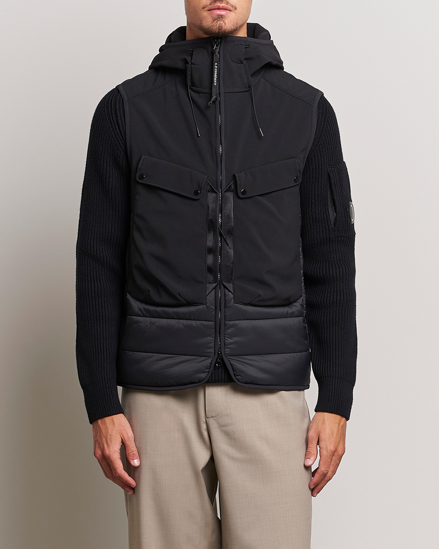 Herr | Jackor | C.P. Company | CP Shell - R Mixed Goggle Vest Black