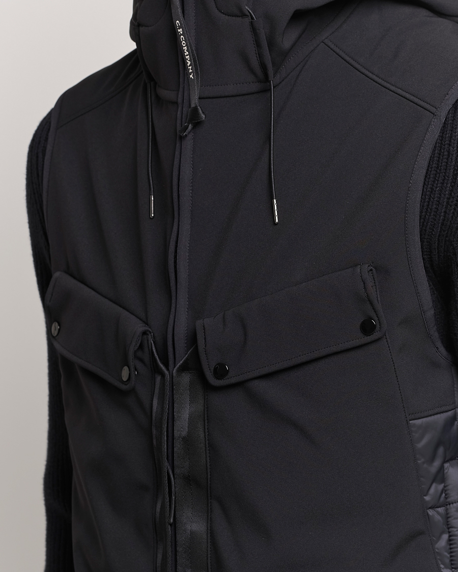 Herr | Jackor | C.P. Company | CP Shell - R Mixed Goggle Vest Black