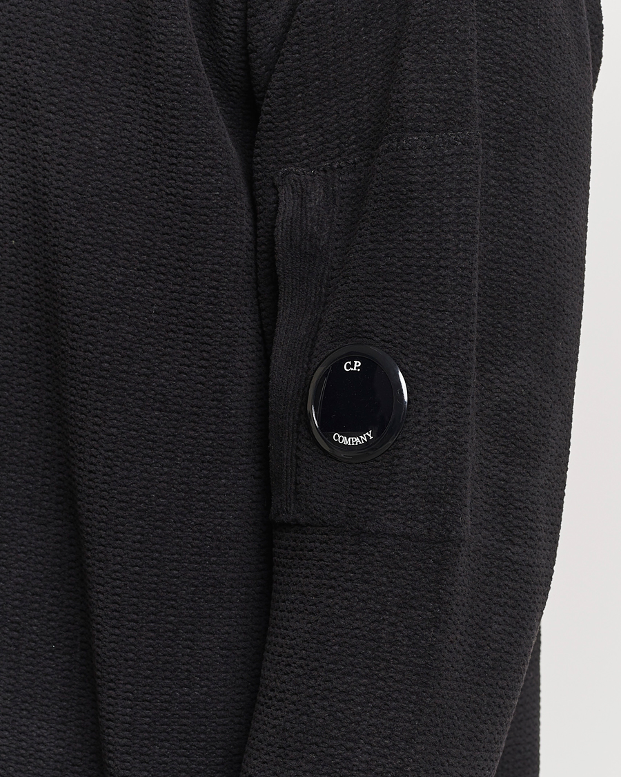 Herr | Tröjor | C.P. Company | Chenille Cotton Crewneck Black