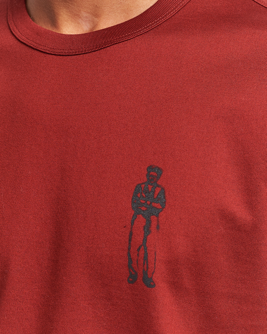 Herr | T-Shirts | C.P. Company | Mercerized Jersey Logo T-Shirt Wine
