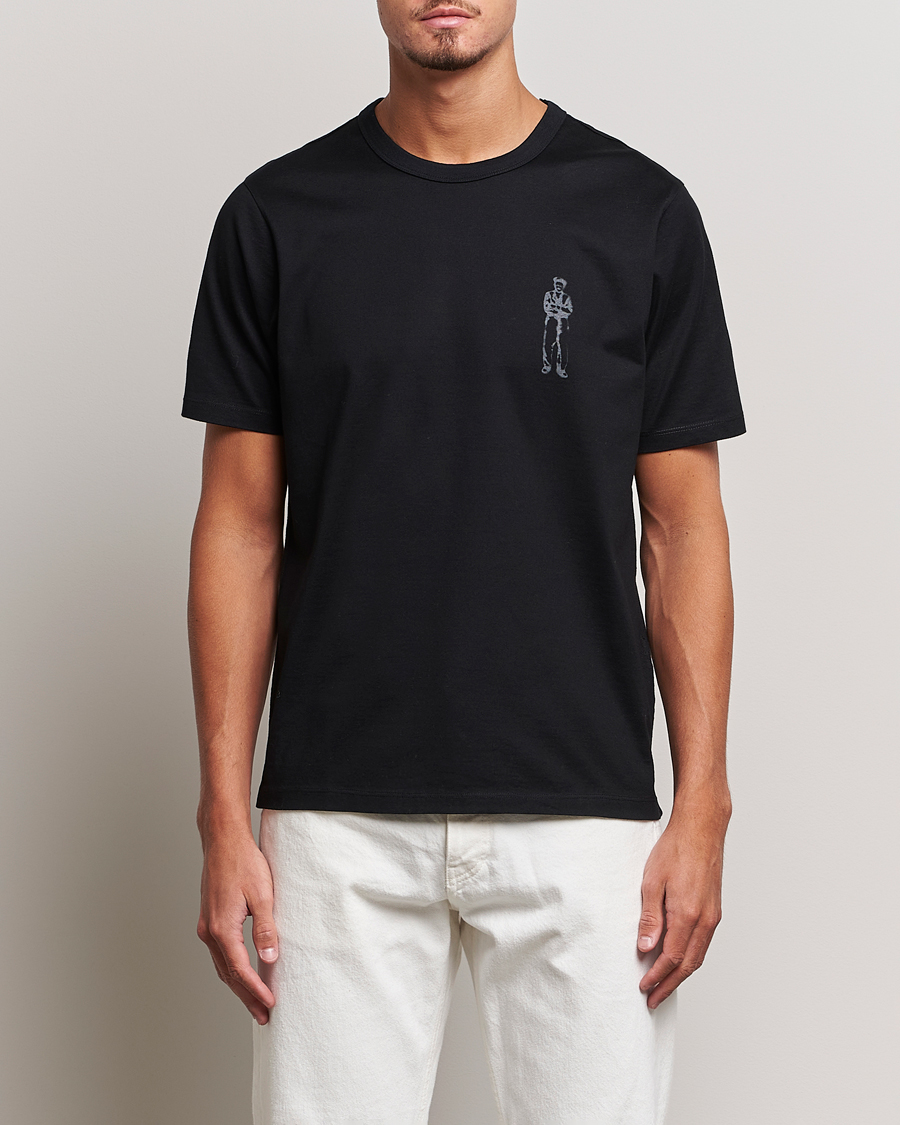 Herr |  | C.P. Company | Mercerized Jersey Logo T-Shirt Black
