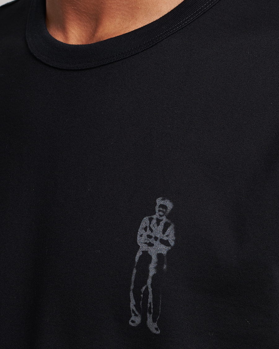 Herr | T-Shirts | C.P. Company | Mercerized Jersey Logo T-Shirt Black