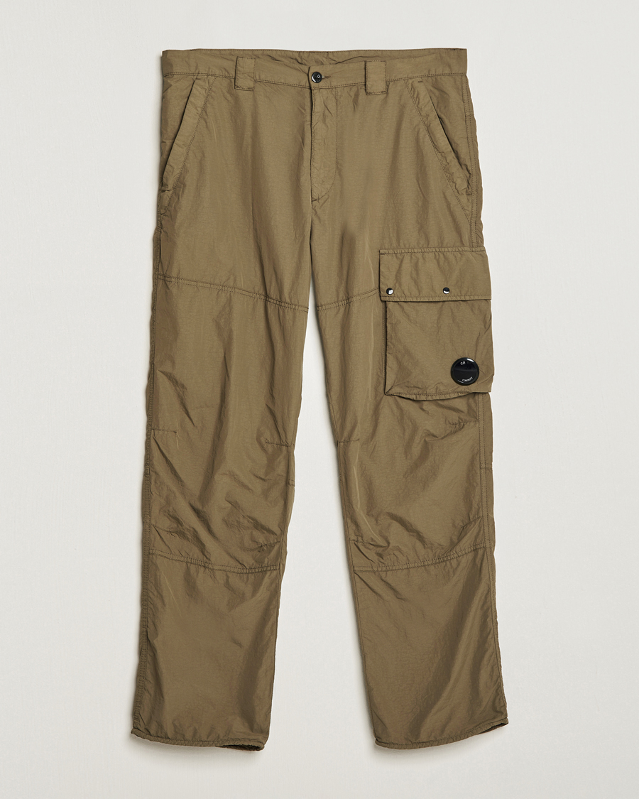 Herr | Byxor | C.P. Company | Flatt Nylon Cargo Pants Light Brown