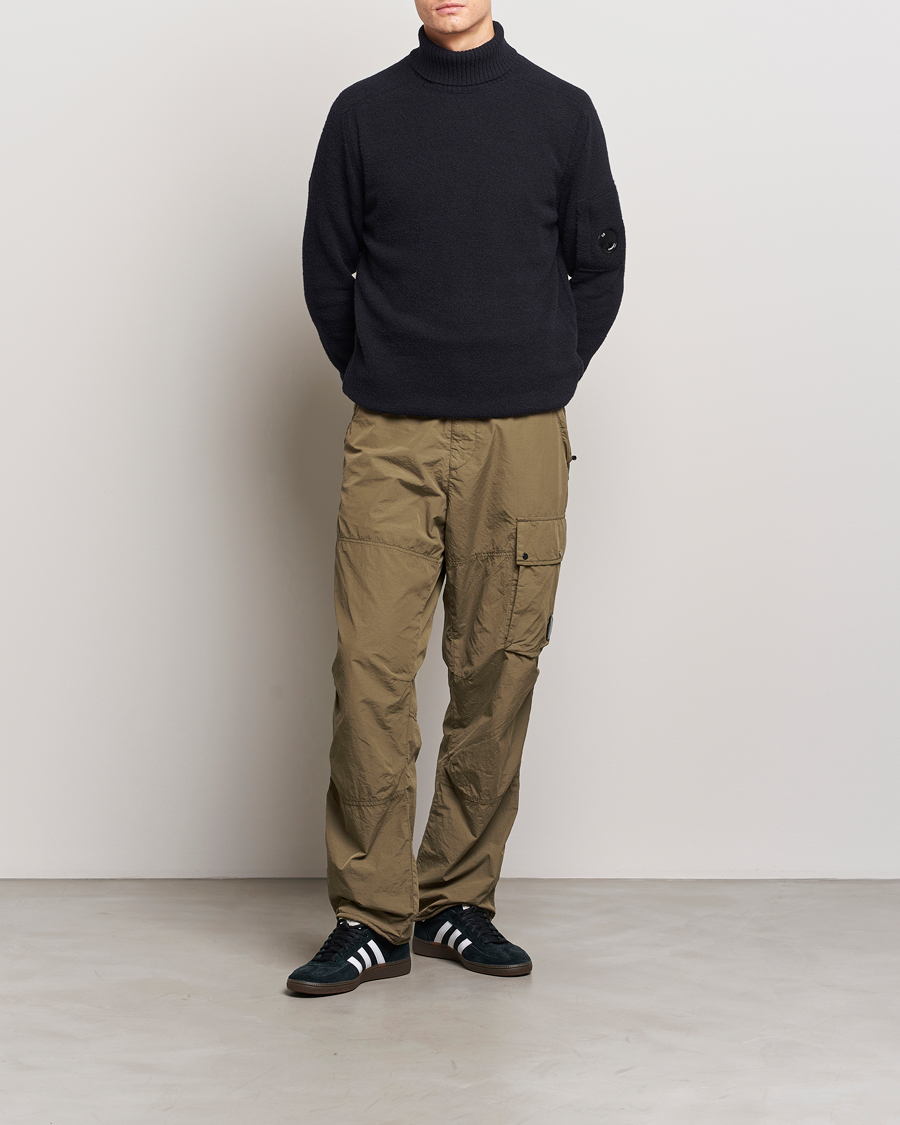 Herr | Byxor | C.P. Company | Flatt Nylon Cargo Pants Light Brown