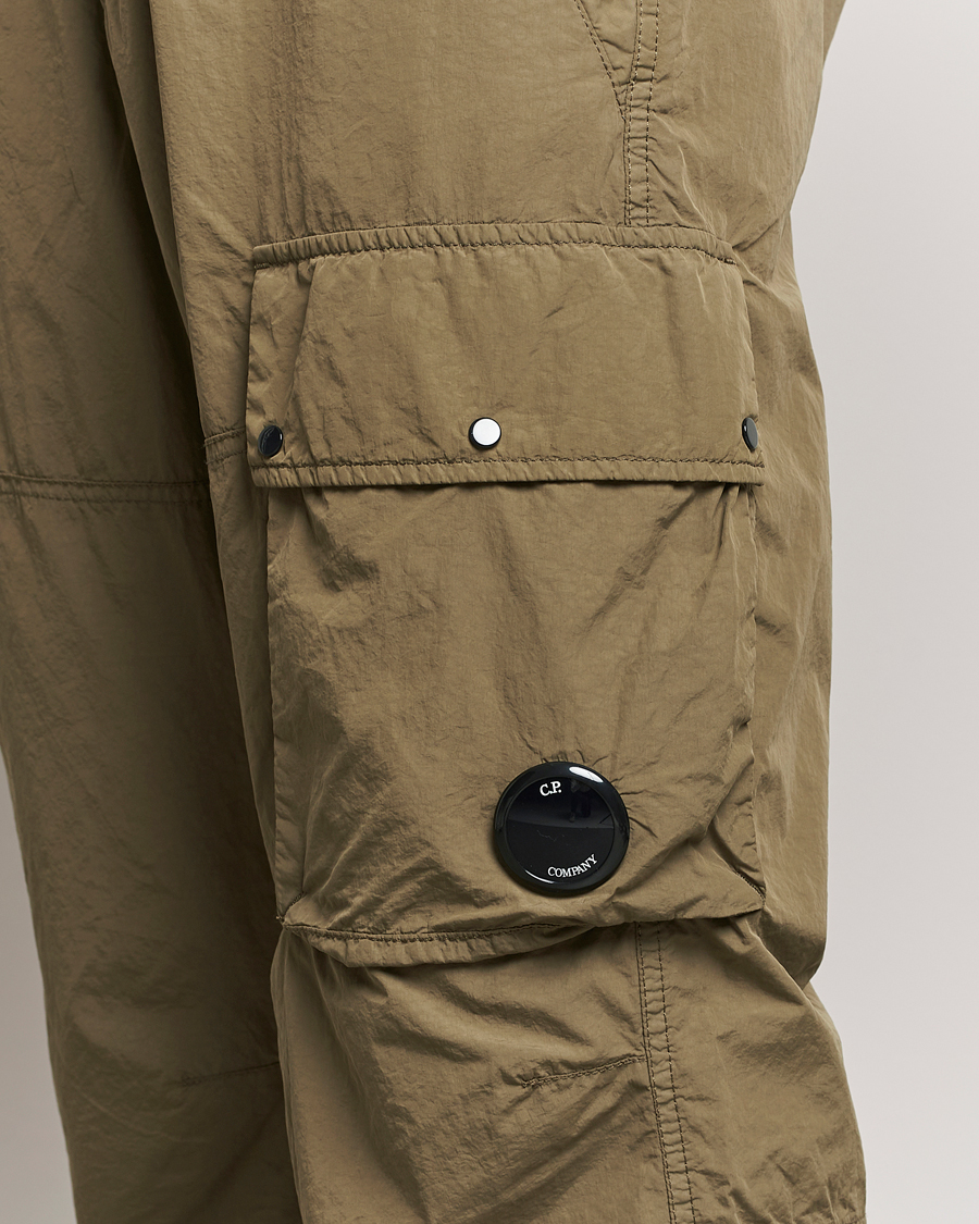 Herr | Byxor | C.P. Company | Flatt Nylon Cargo Pants Light Brown