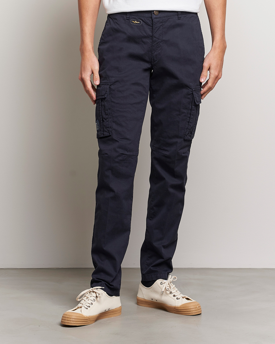 Herr | Realisation | Aeronautica Militare | Cotton Cargo Pants Navy