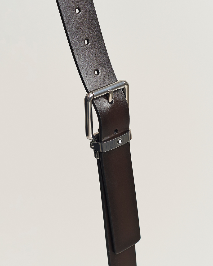 Herr | Montblanc 30mm Leather Belt Brown | Montblanc | 30mm Leather Belt Brown