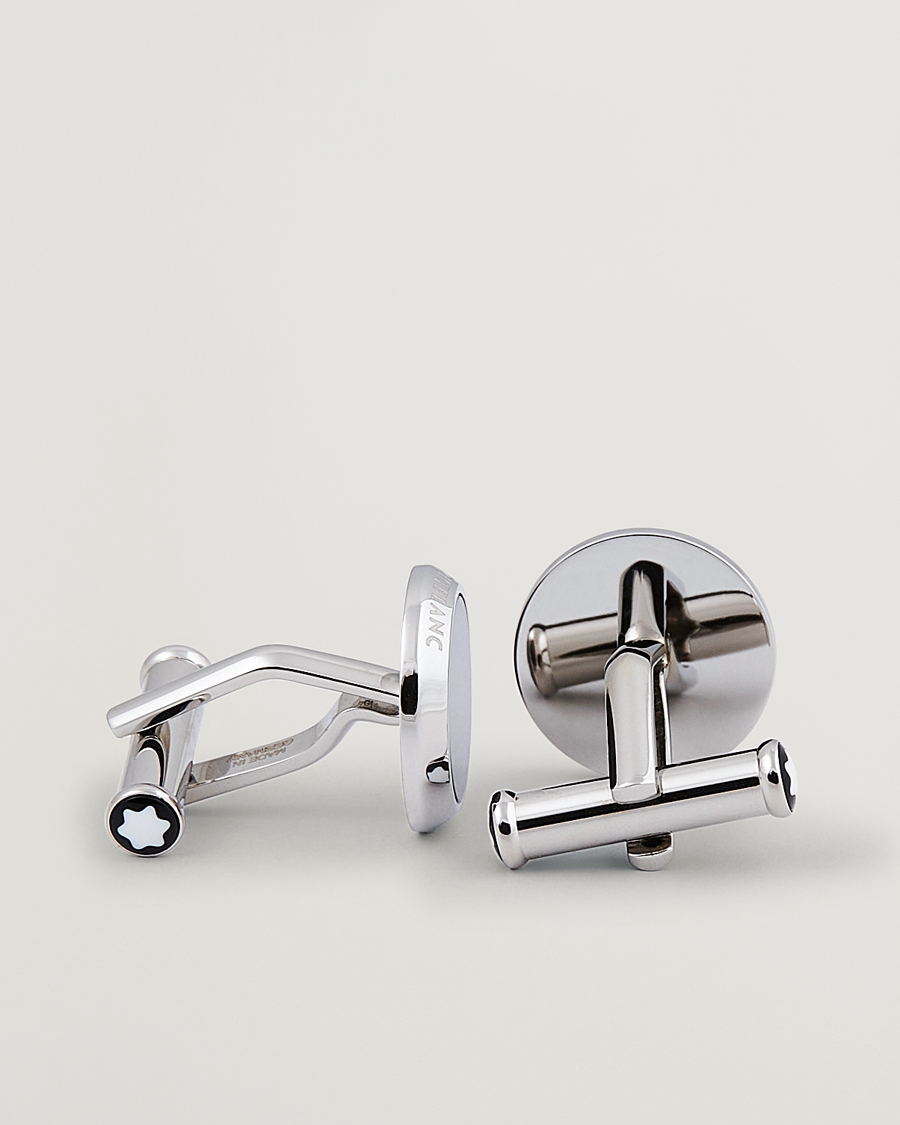Herr | Manschettknappar | Montblanc | Meisterstück Steel Cufflinks Black Onyx