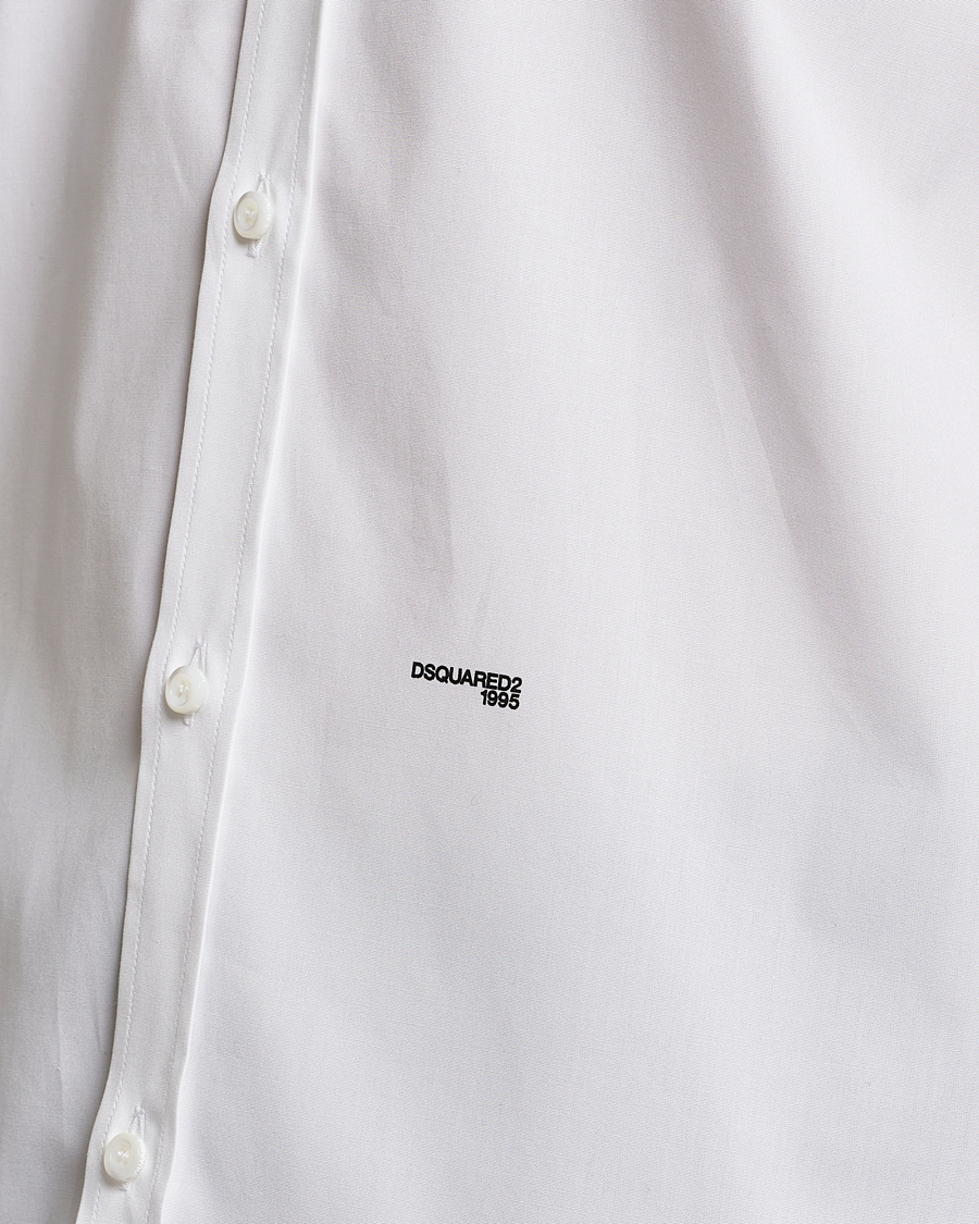 Herr | Skjortor | Dsquared2 | Relaxed Dan Poplin Shirt White