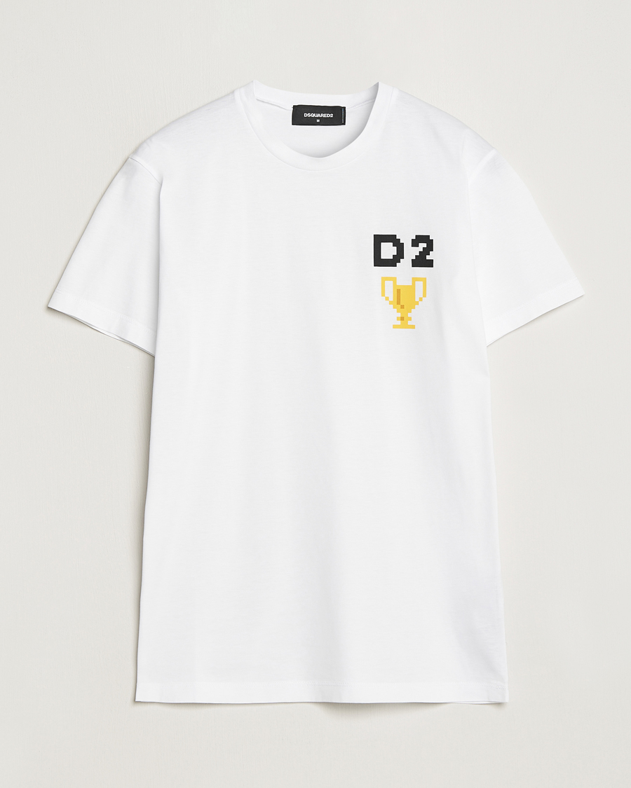 Herr | T-Shirts | Dsquared2 | Cool Fit Trophy Tee White