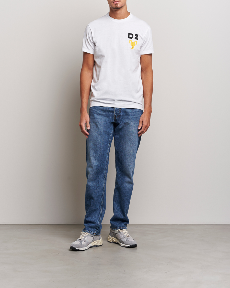 Herr | T-Shirts | Dsquared2 | Cool Fit Trophy Tee White