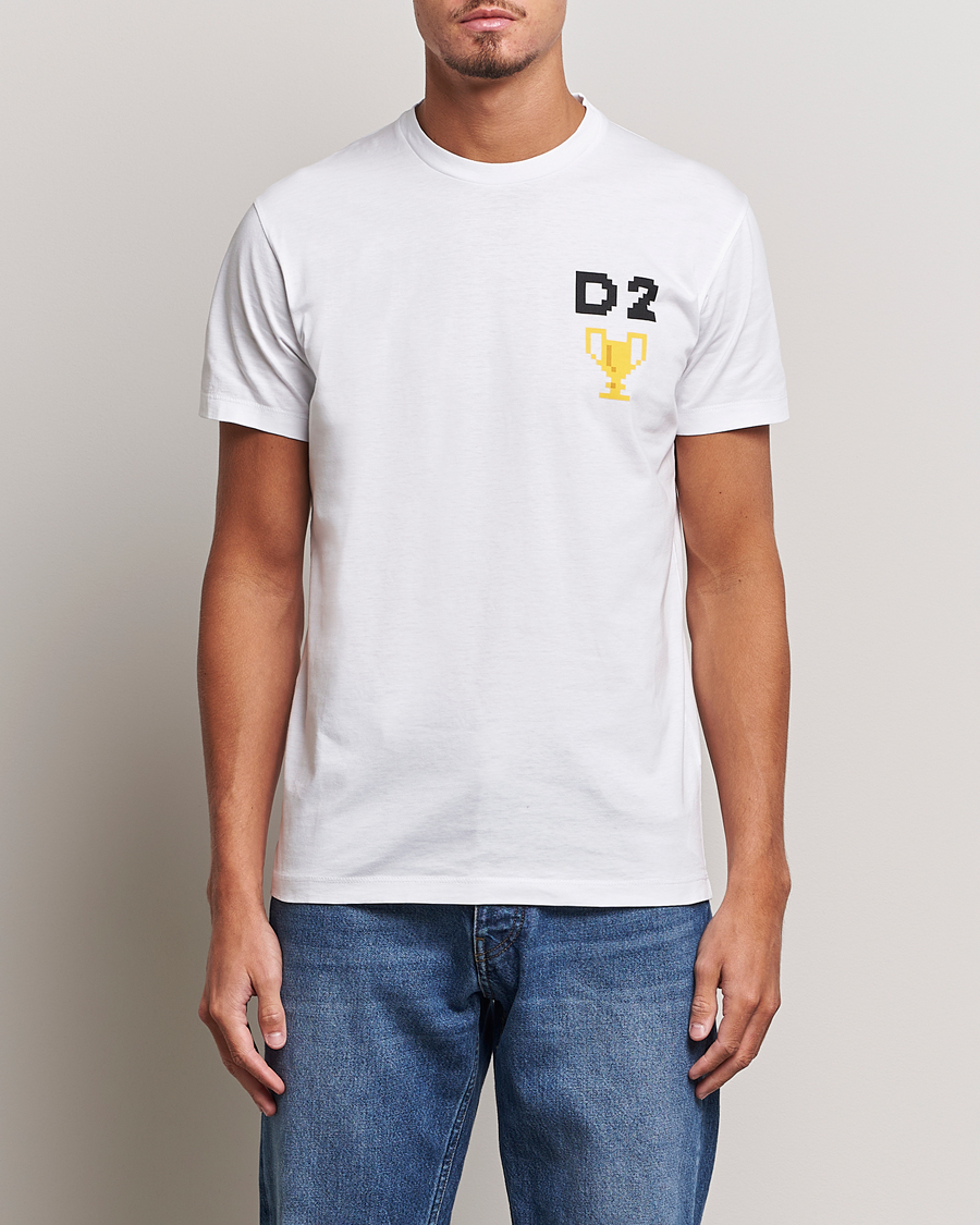 Herr | Dsquared2 | Dsquared2 | Cool Fit Trophy Tee White