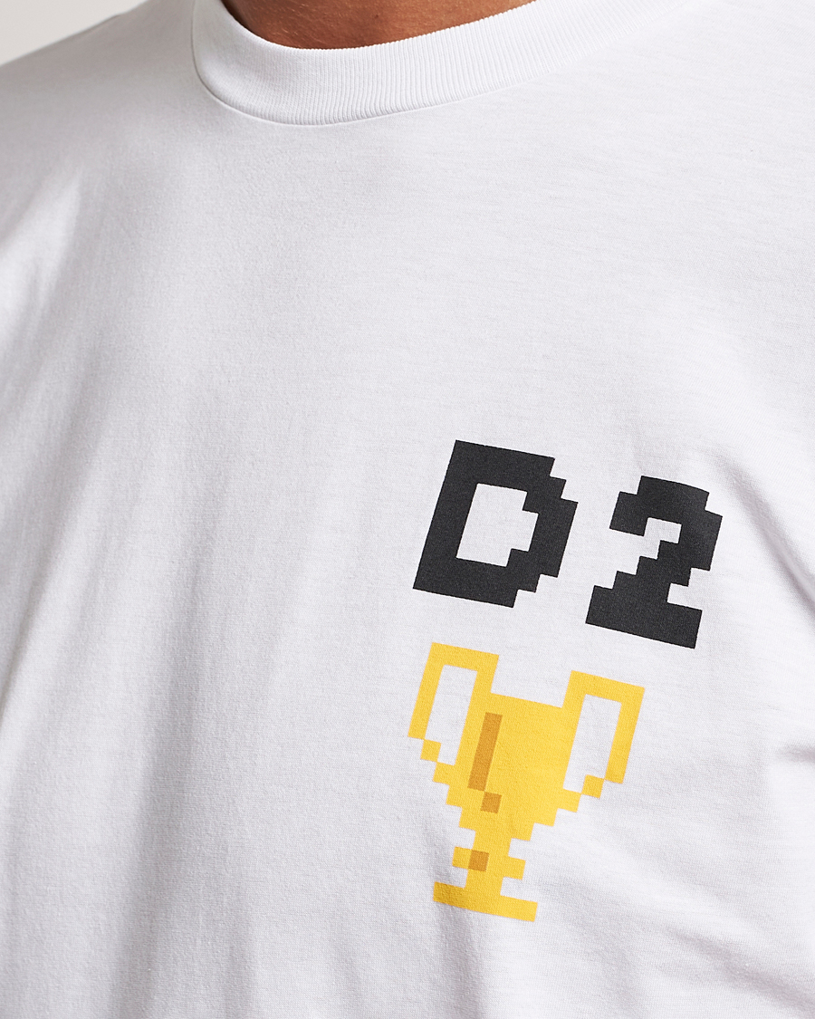Herr | T-Shirts | Dsquared2 | Cool Fit Trophy Tee White