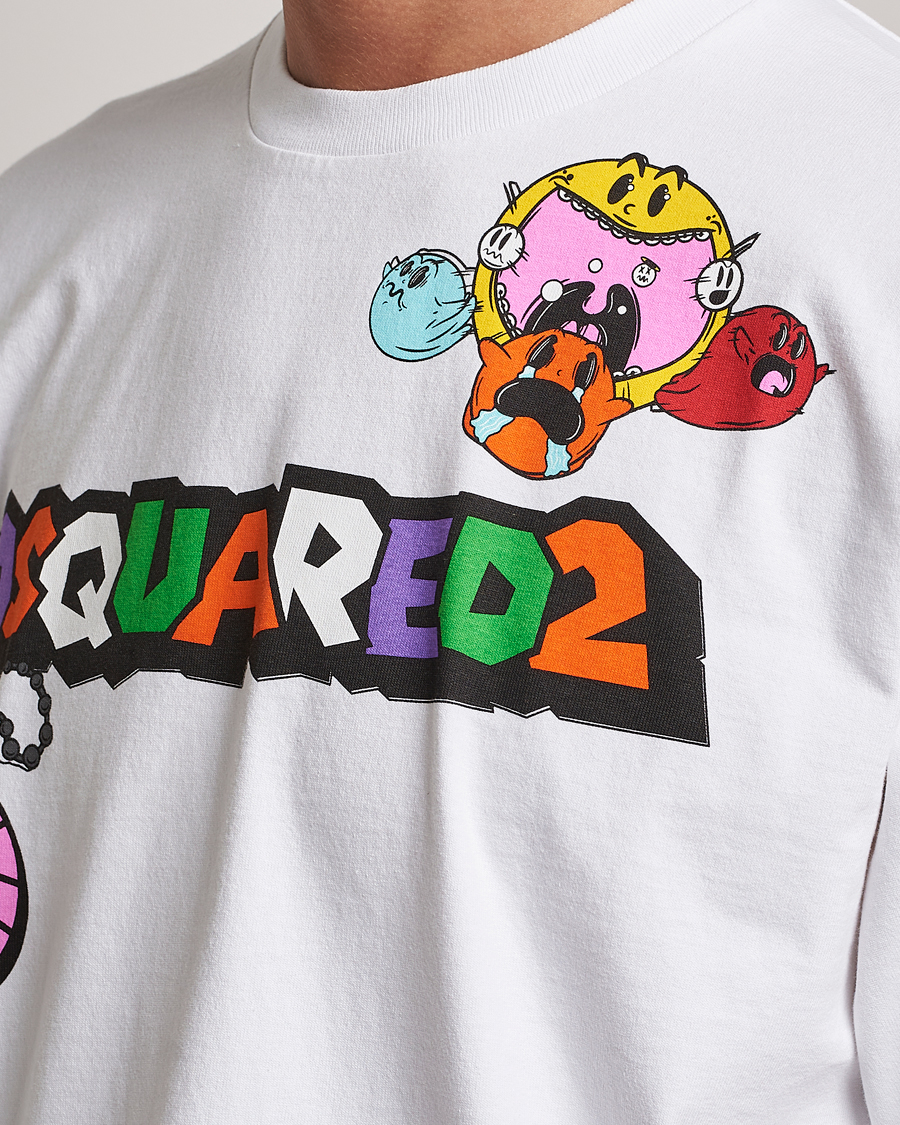 Herr | T-Shirts | Dsquared2 | Heavy Skater Tee White