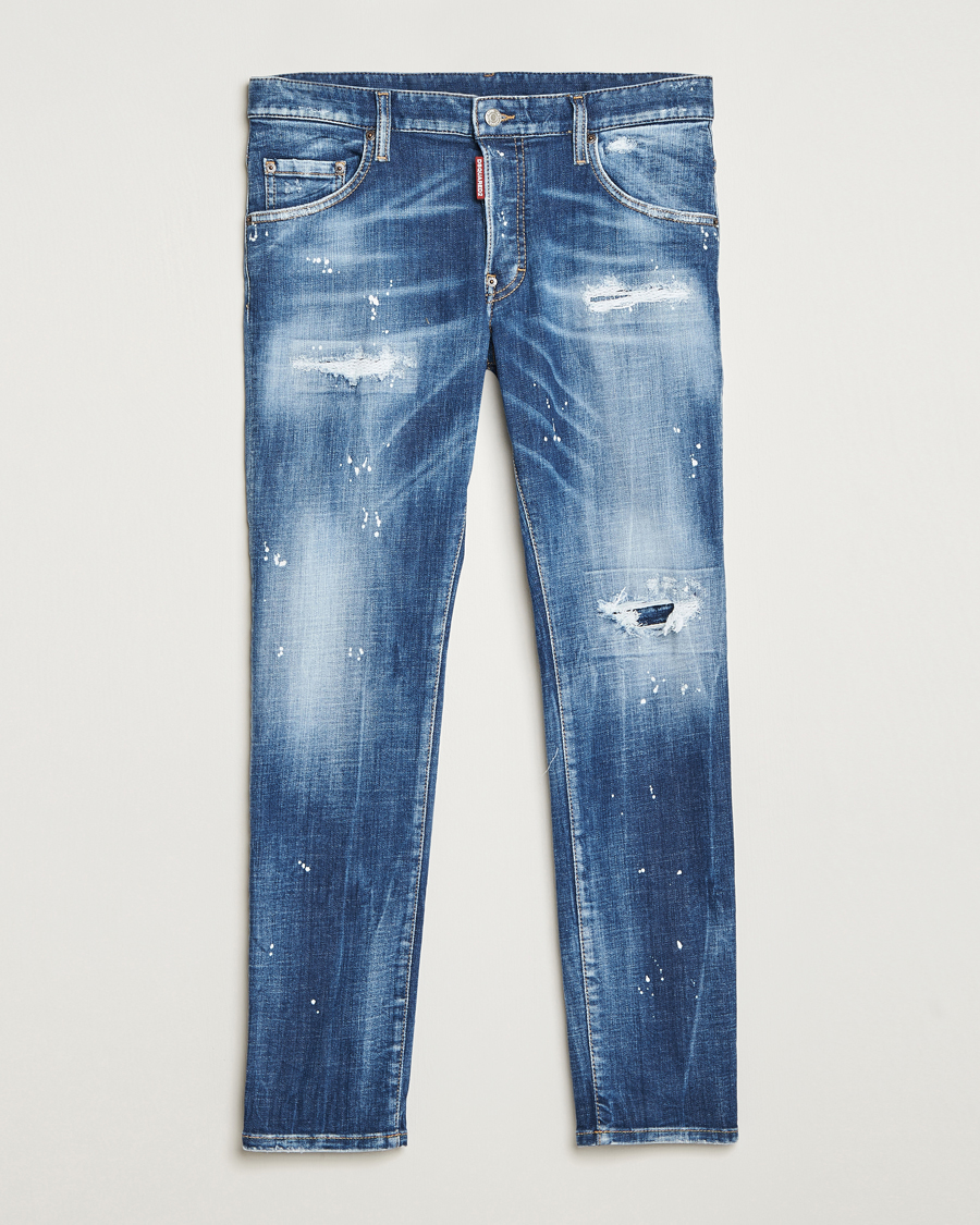 Herr | Jeans | Dsquared2 | Skater Jeans Light Blue Wash
