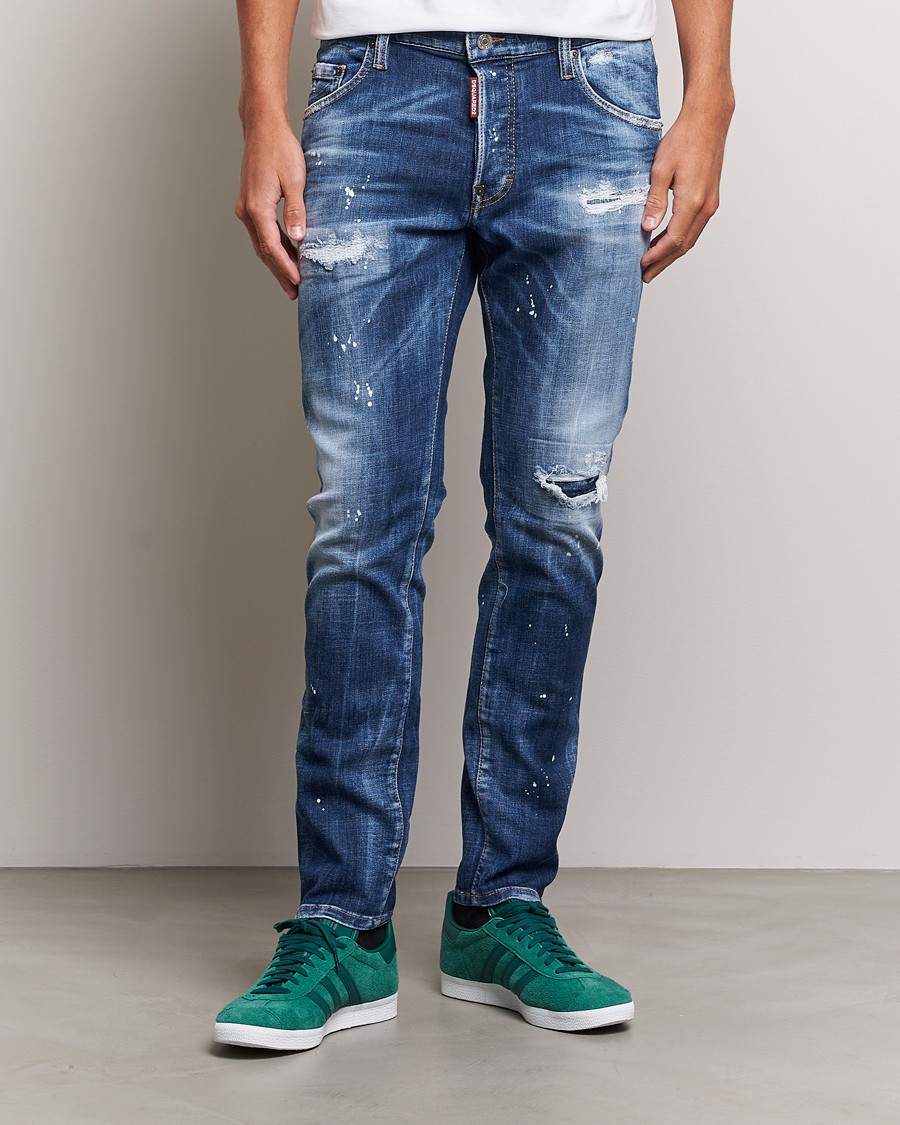 Herr | Jeans | Dsquared2 | Skater Jeans Light Blue Wash