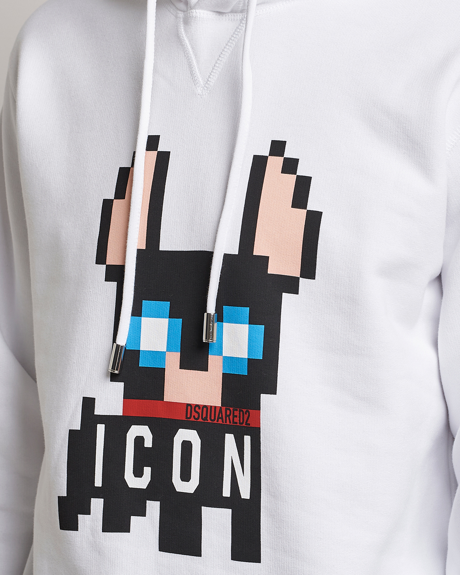 Herr | Tröjor | Dsquared2 | Cool Fit Ciro Hoodie White