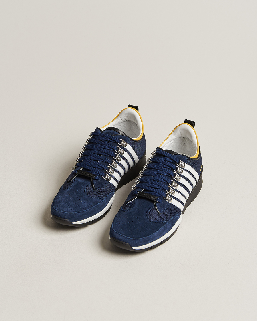 Herr | Dsquared2 Legendary Sneaker Navy/White/Yellow | Dsquared2 | Legendary Sneaker Navy/White/Yellow