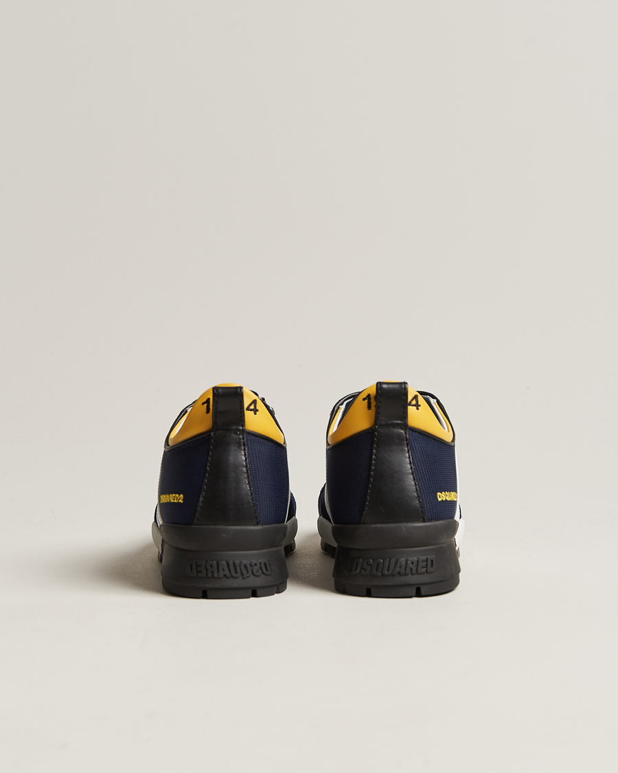 Herr | Dsquared2 Legendary Sneaker Navy/White/Yellow | Dsquared2 | Legendary Sneaker Navy/White/Yellow