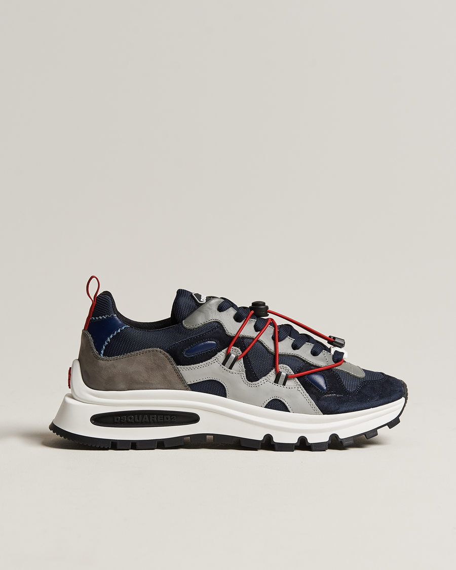 Herr | Dsquared2 DS2 Running Sneaker Blue/Grey | Dsquared2 | DS2 Running Sneaker Blue/Grey