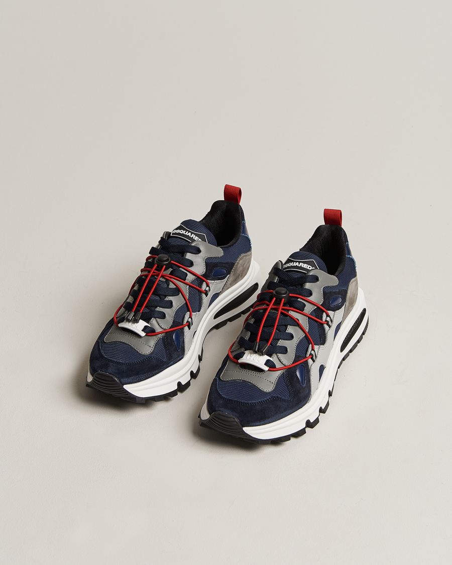 Herr | Dsquared2 DS2 Running Sneaker Blue/Grey | Dsquared2 | DS2 Running Sneaker Blue/Grey