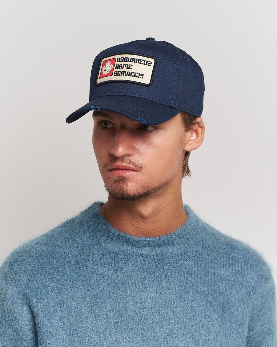 Herr | Dsquared2 Gaming Baseball Cap Navy | Dsquared2 | Gaming Baseball Cap Navy