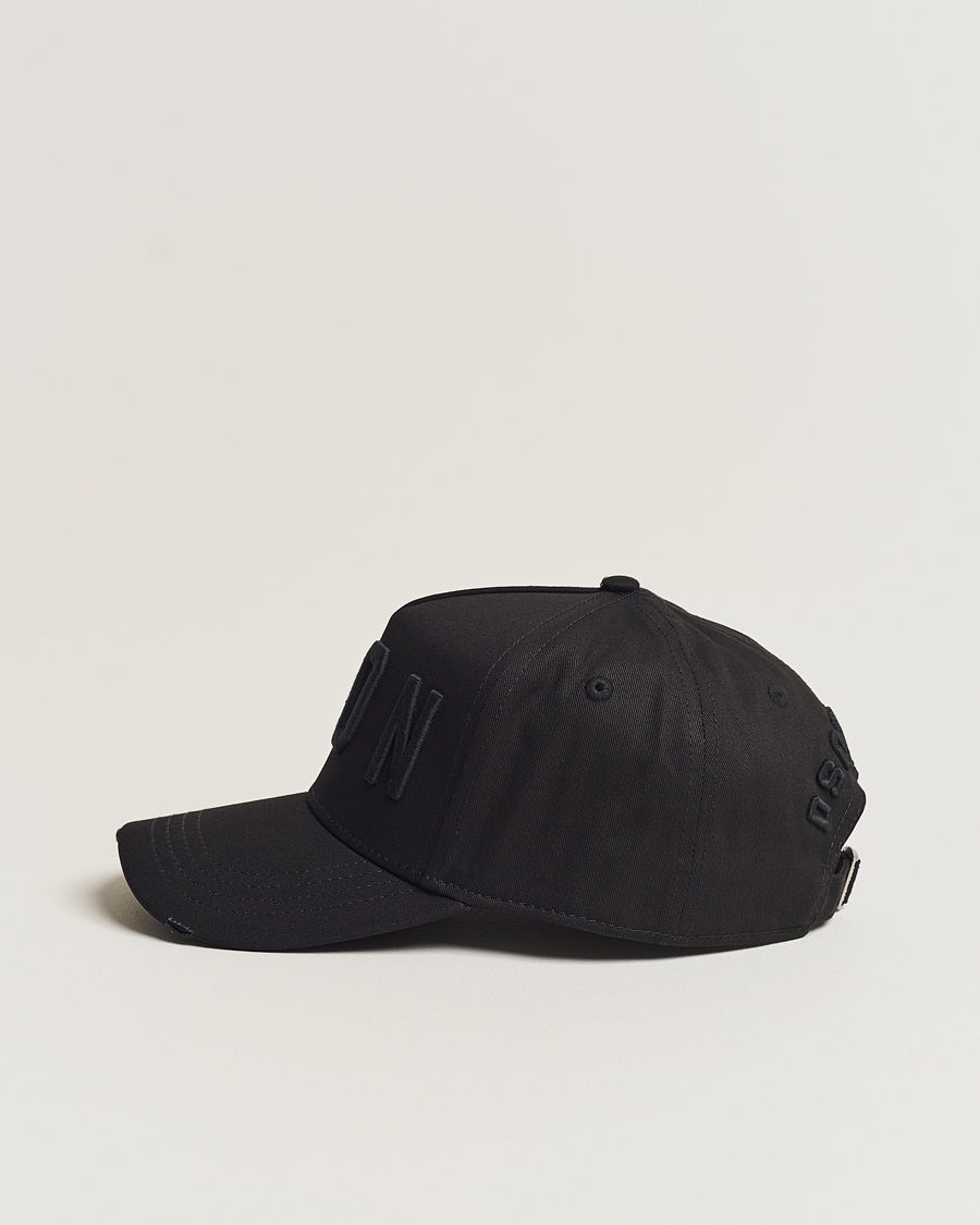 Herr | Dsquared2 Icon Baseball Cap Black/Black | Dsquared2 | Icon Baseball Cap Black/Black