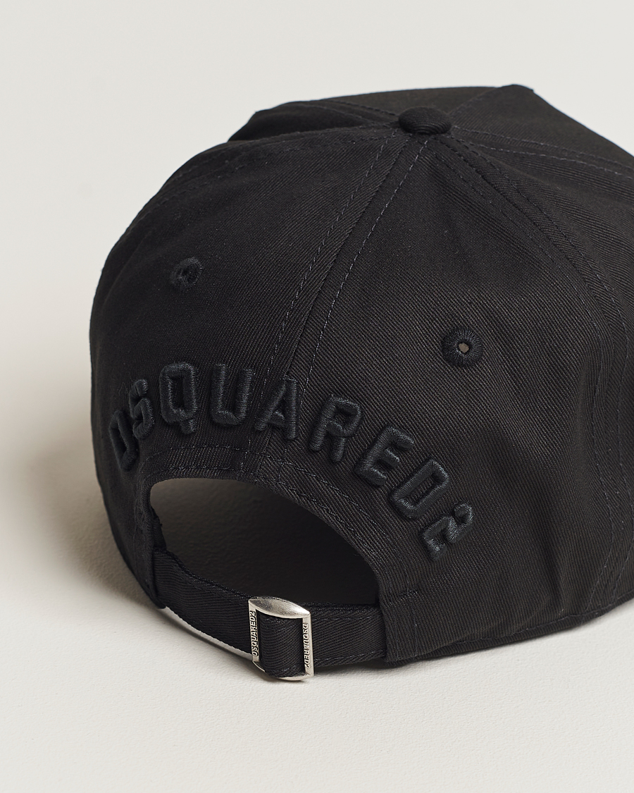 Herr | Dsquared2 Icon Baseball Cap Black/Black | Dsquared2 | Icon Baseball Cap Black/Black