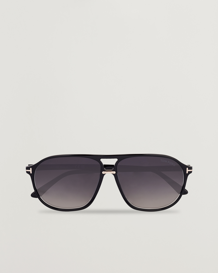 Herr | Solglasögon | Tom Ford | Bruce Sunglasses Shiny Black/Gradient Smoke