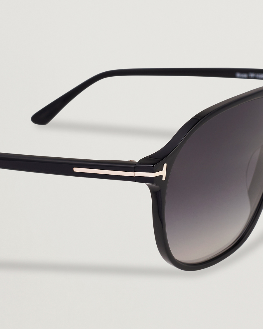 Herr | Solglasögon | Tom Ford | Bruce Sunglasses Shiny Black/Gradient Smoke