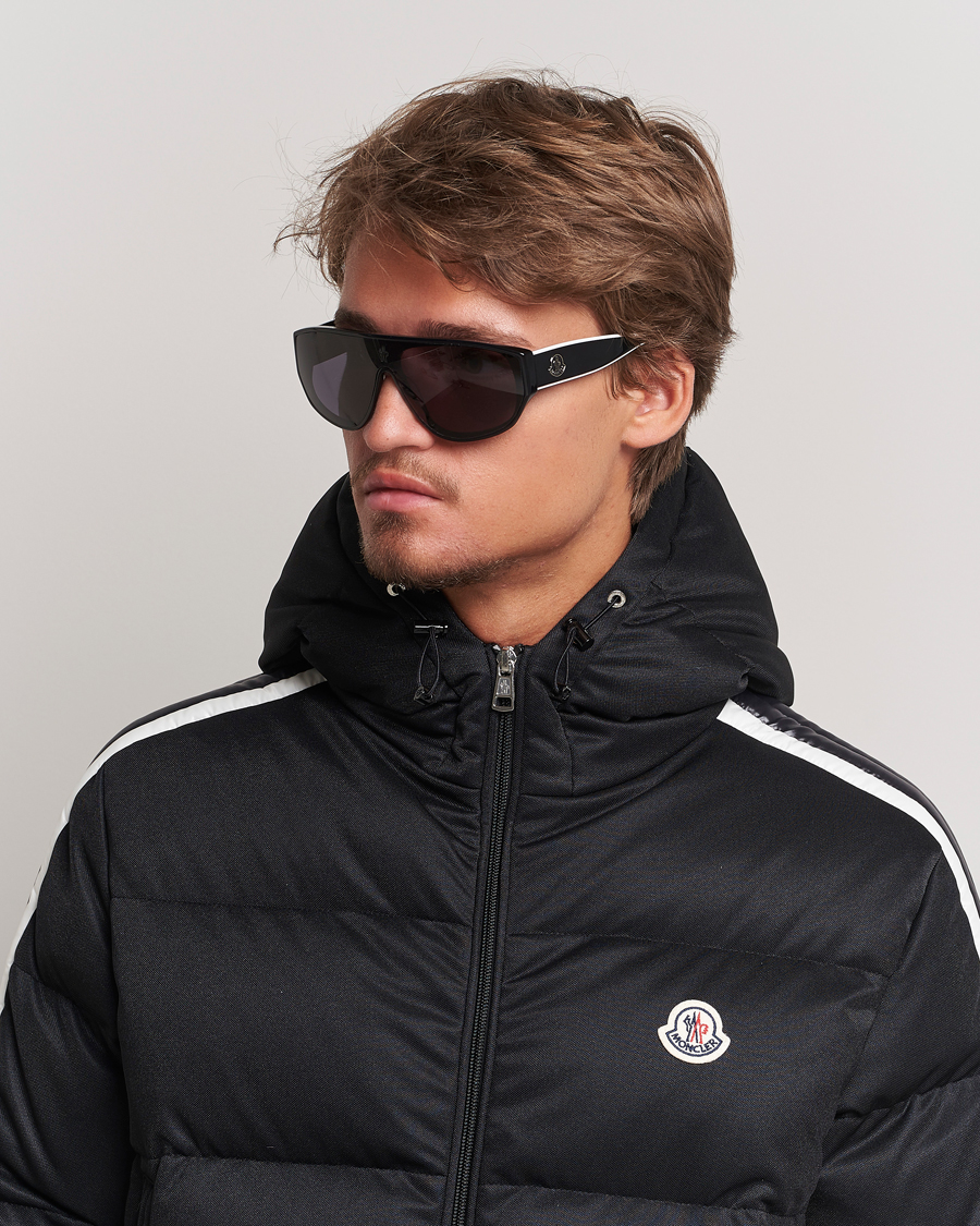Herr |  | Moncler Lunettes | Tronn Sunglasses Shiny Black/Smoke