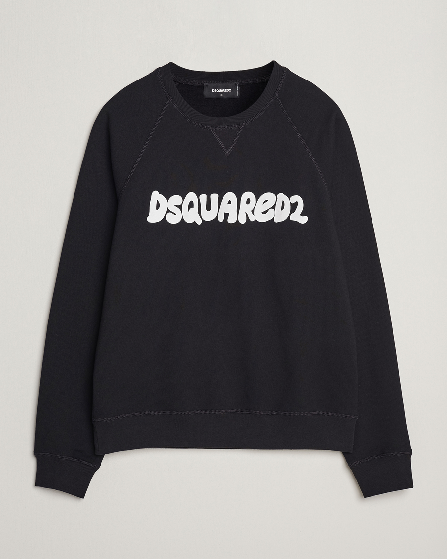 Herr | Tröjor | Dsquared2 | Cool Fit Crew Neck Sweatshirt Black