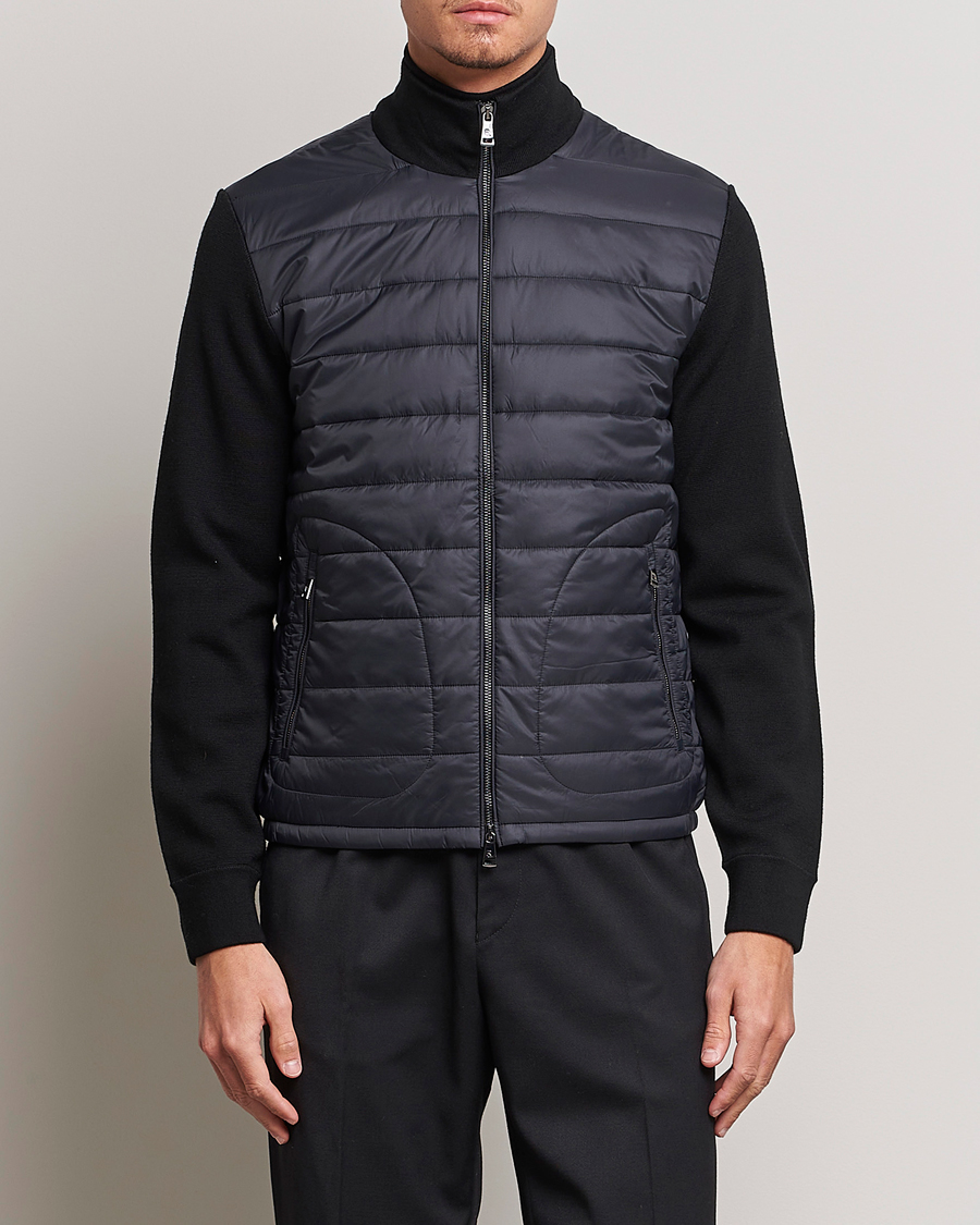 Herr | Dressade jackor | Ralph Lauren Purple Label | Hybrid Zip Jacket Black