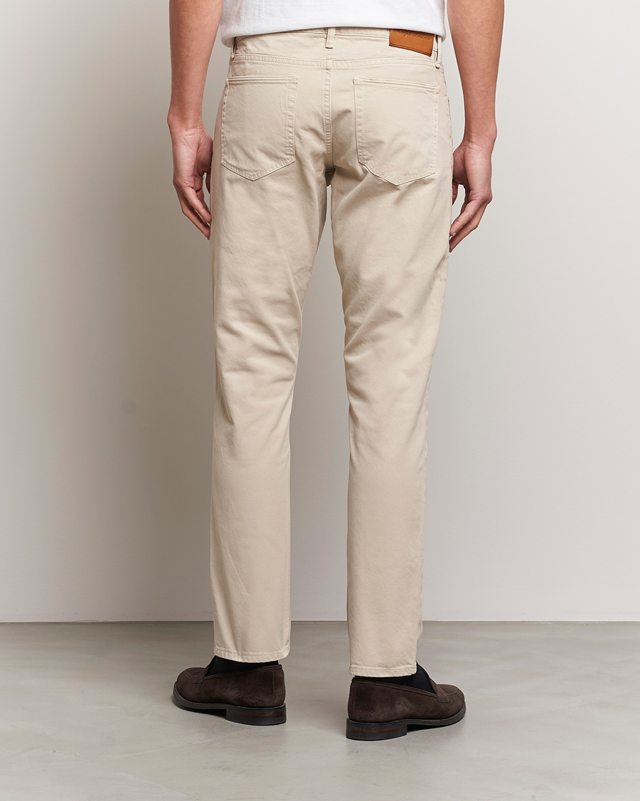 Herr | Byxor | Ralph Lauren Purple Label | Slim Fit 5-Pocket Pants Sand