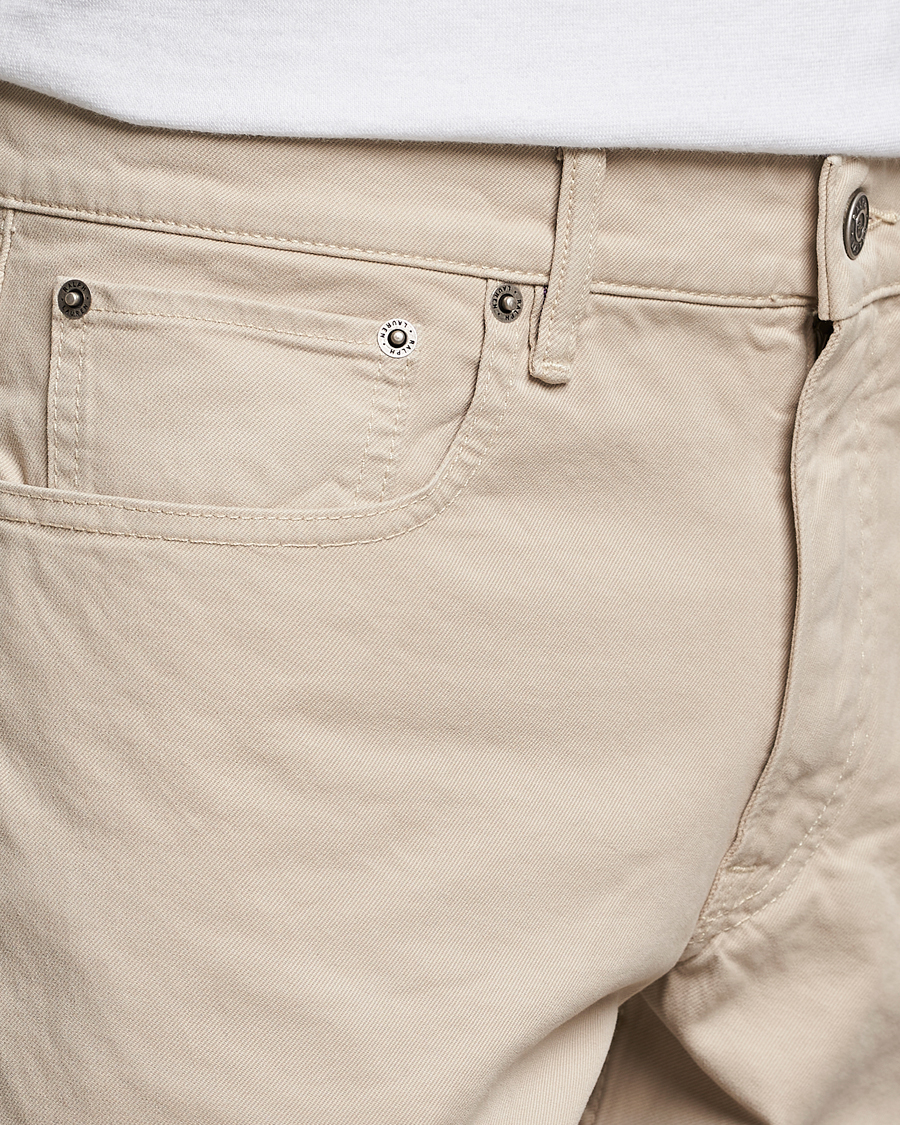 Herr | Byxor | Ralph Lauren Purple Label | Slim Fit 5-Pocket Pants Sand