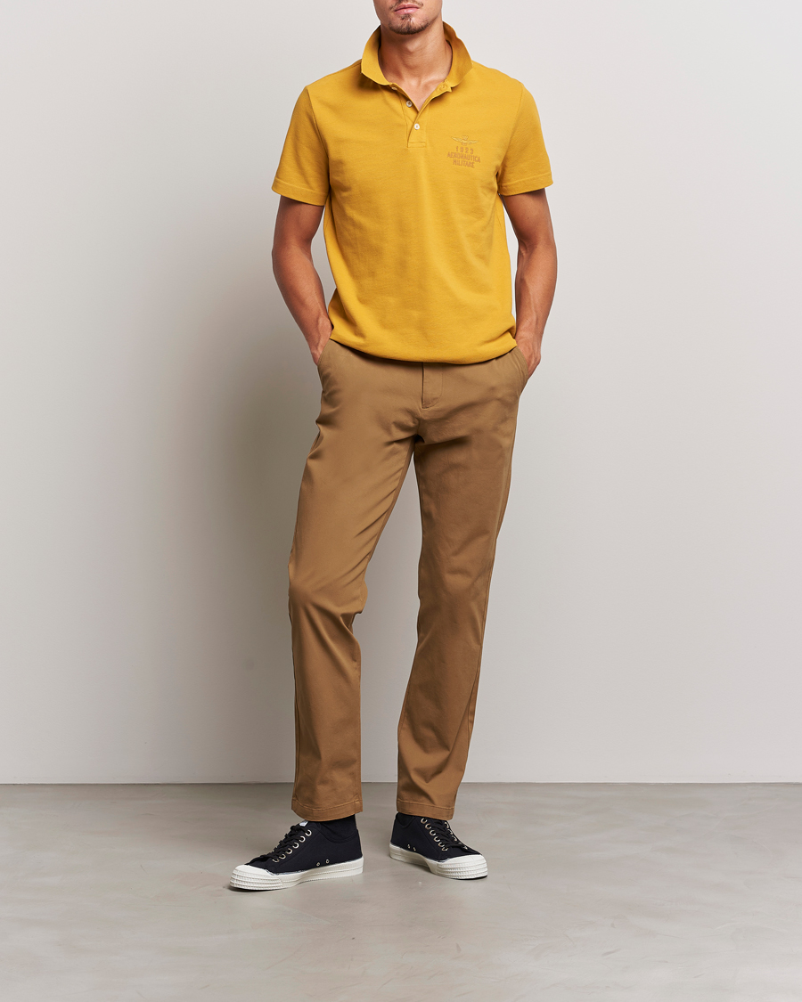 Herr | Pikéer | Aeronautica Militare | PO1705 Polo Yellow