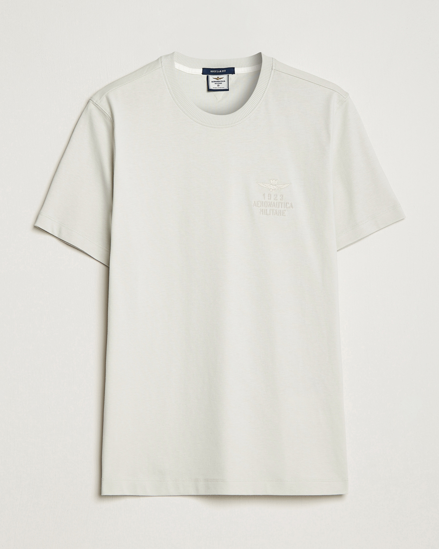 Herr | T-Shirts | Aeronautica Militare | TS2129 Crew Neck T-Shirt Ice Palace