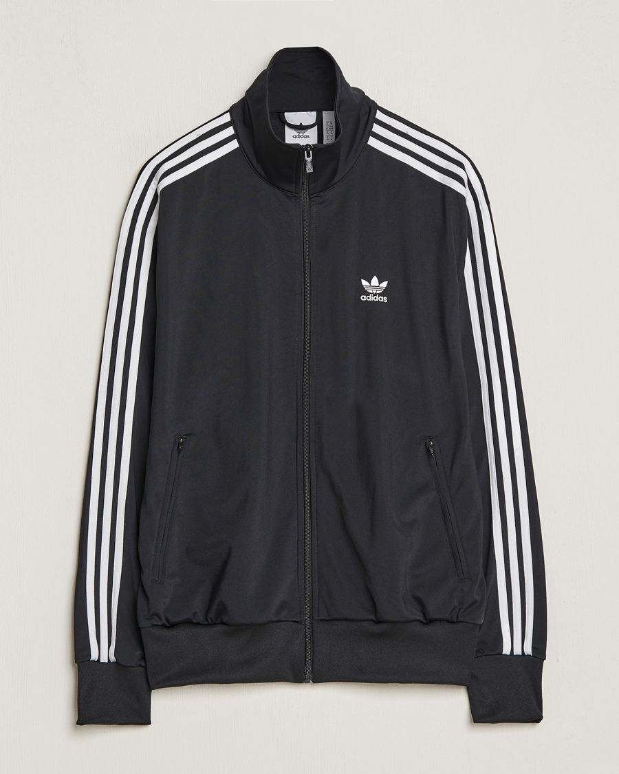 Herr | Tröjor | adidas Originals | Firebird Full Zip Black/White