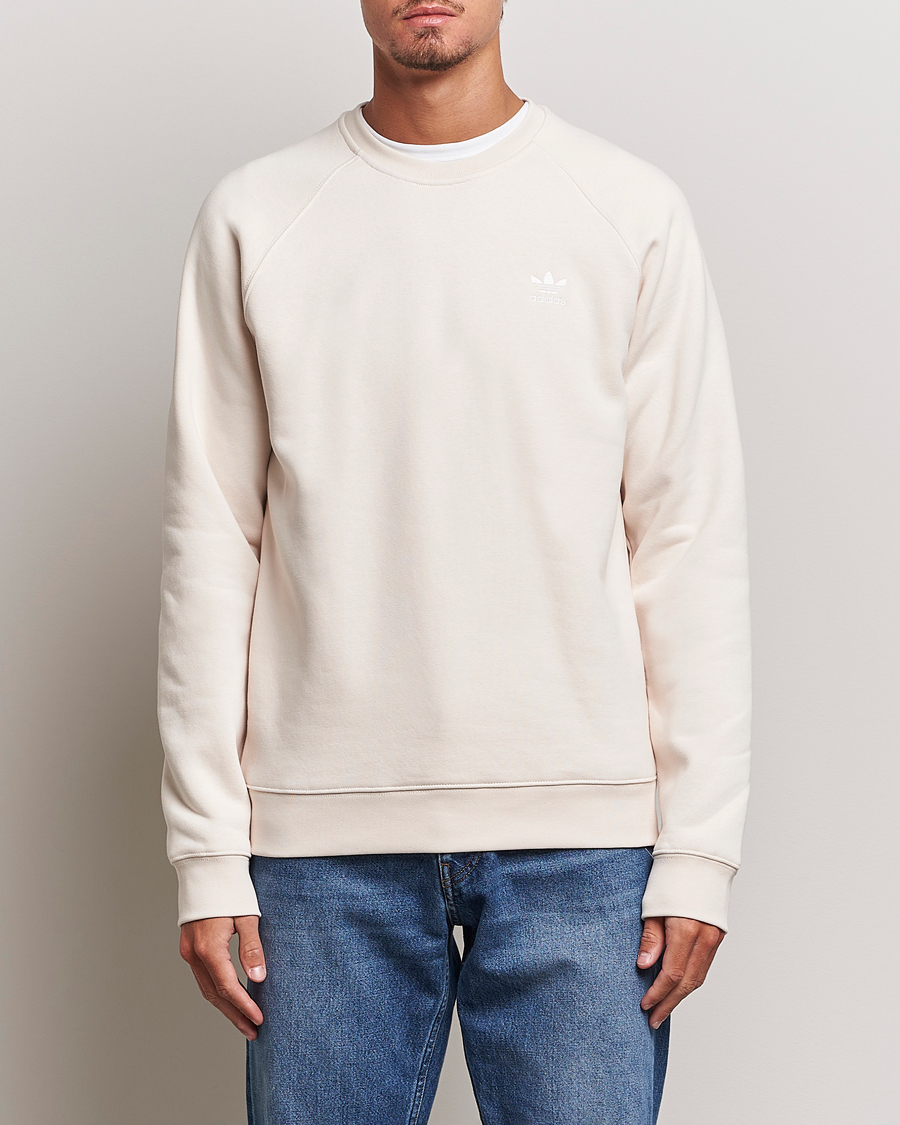 Herr | Tröjor | adidas Originals | Essential Crew Neck Sweatshirt Won White