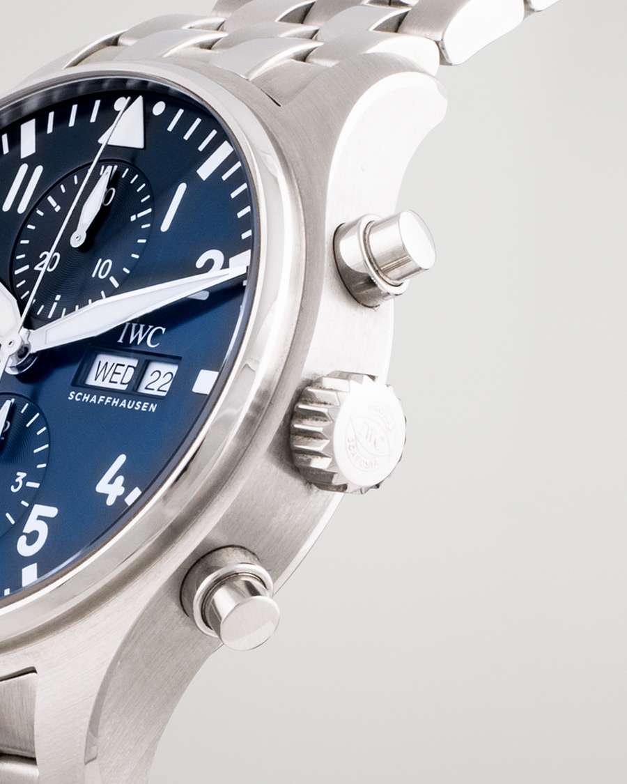 Herr | Pre-Owned & Vintage Watches | IWC Pre-Owned | Le petit Steel IW3777-17 Blue 