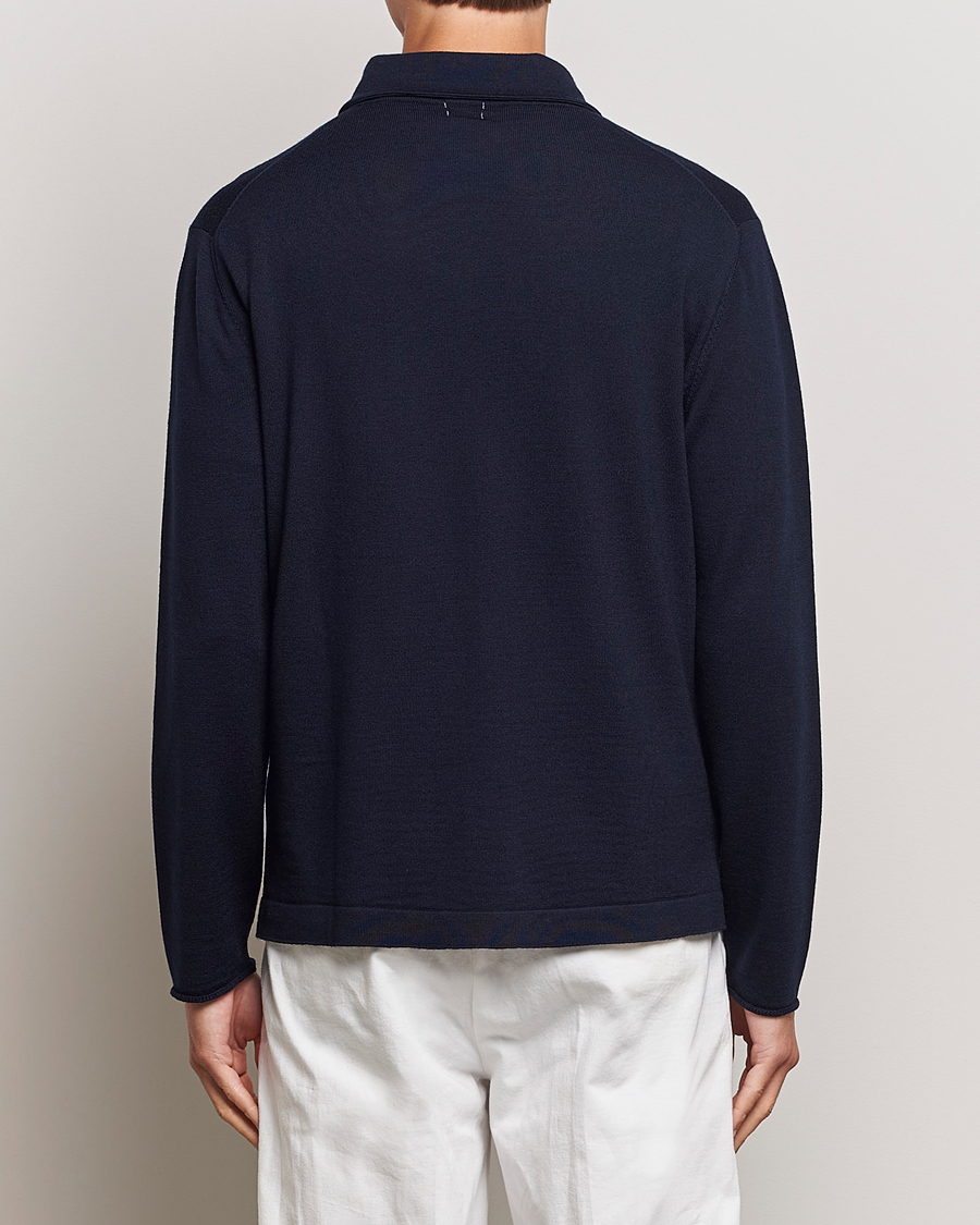 Herr | Tröjor | Massimo Alba | Shawl Collar Cardigan Navy