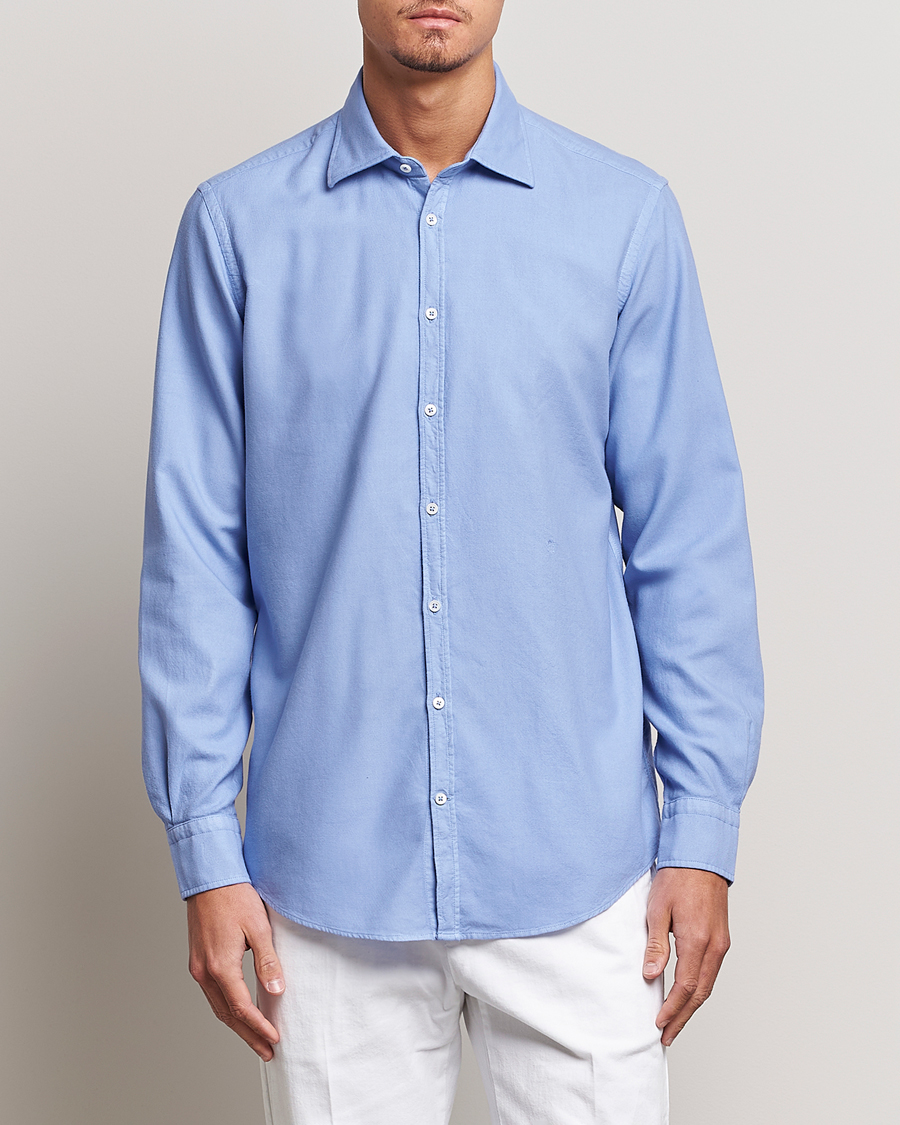 Herr | Flanellskjortor | Massimo Alba | Genova Vajella Flannel Shirt Capri