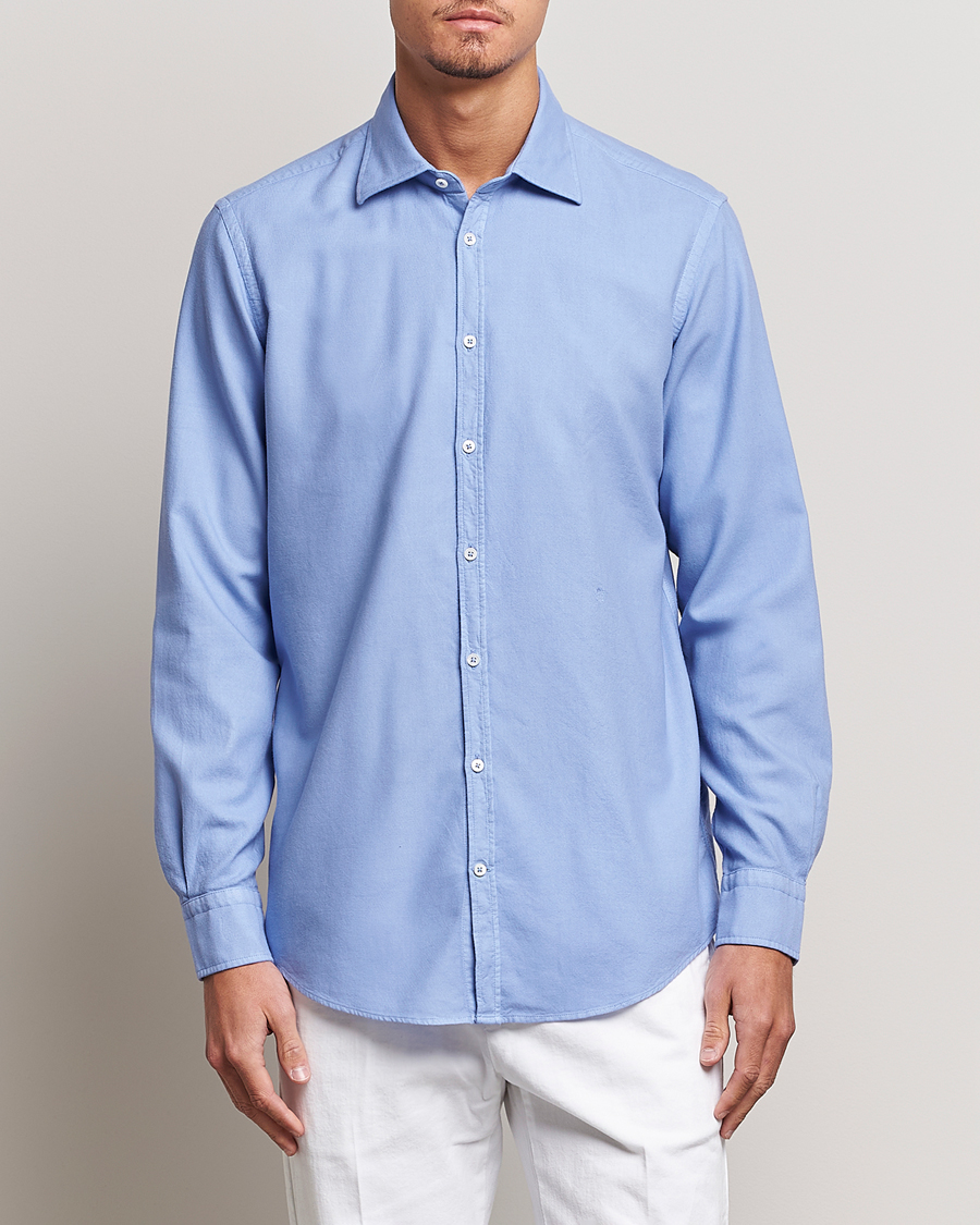 Herr | Skjortor | Massimo Alba | Genova Vajella Flannel Shirt Capri