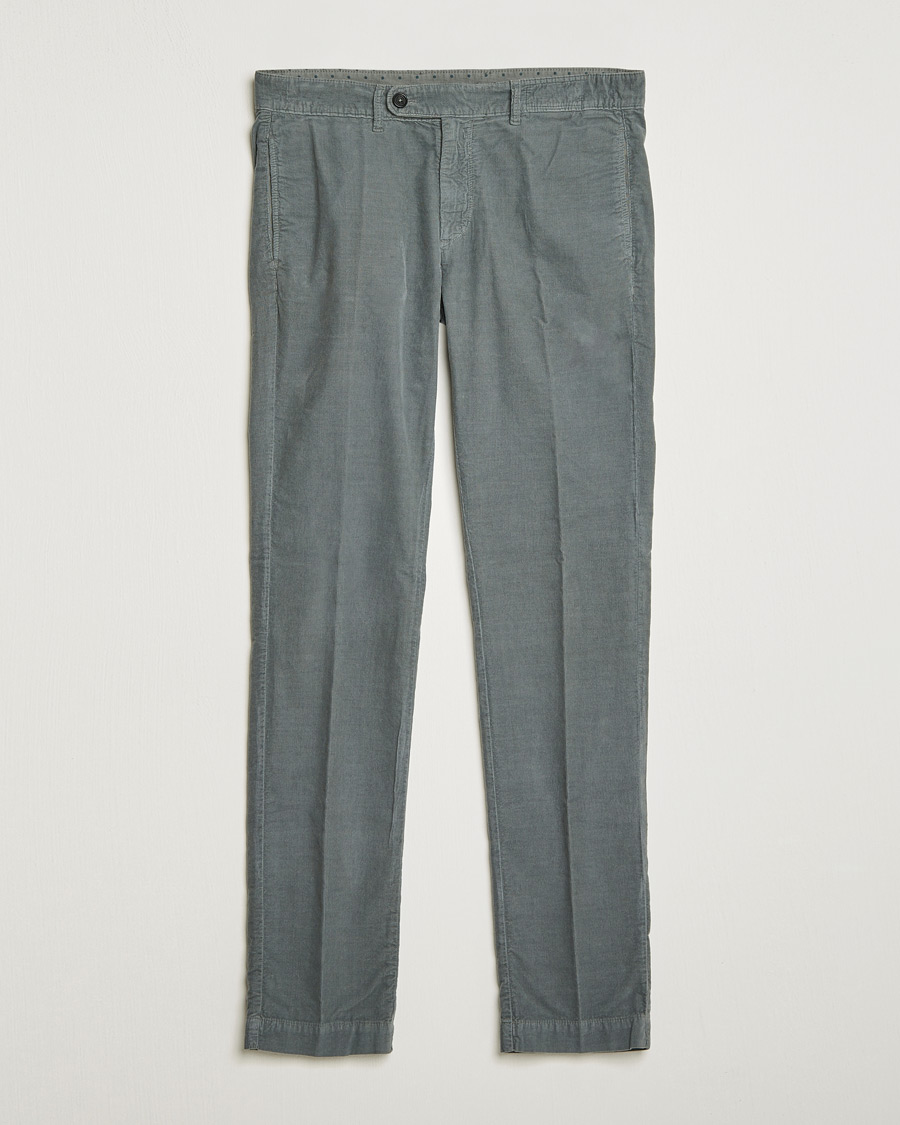 Herr | Byxor | Massimo Alba | Baby Corduroy Trousers Smoke