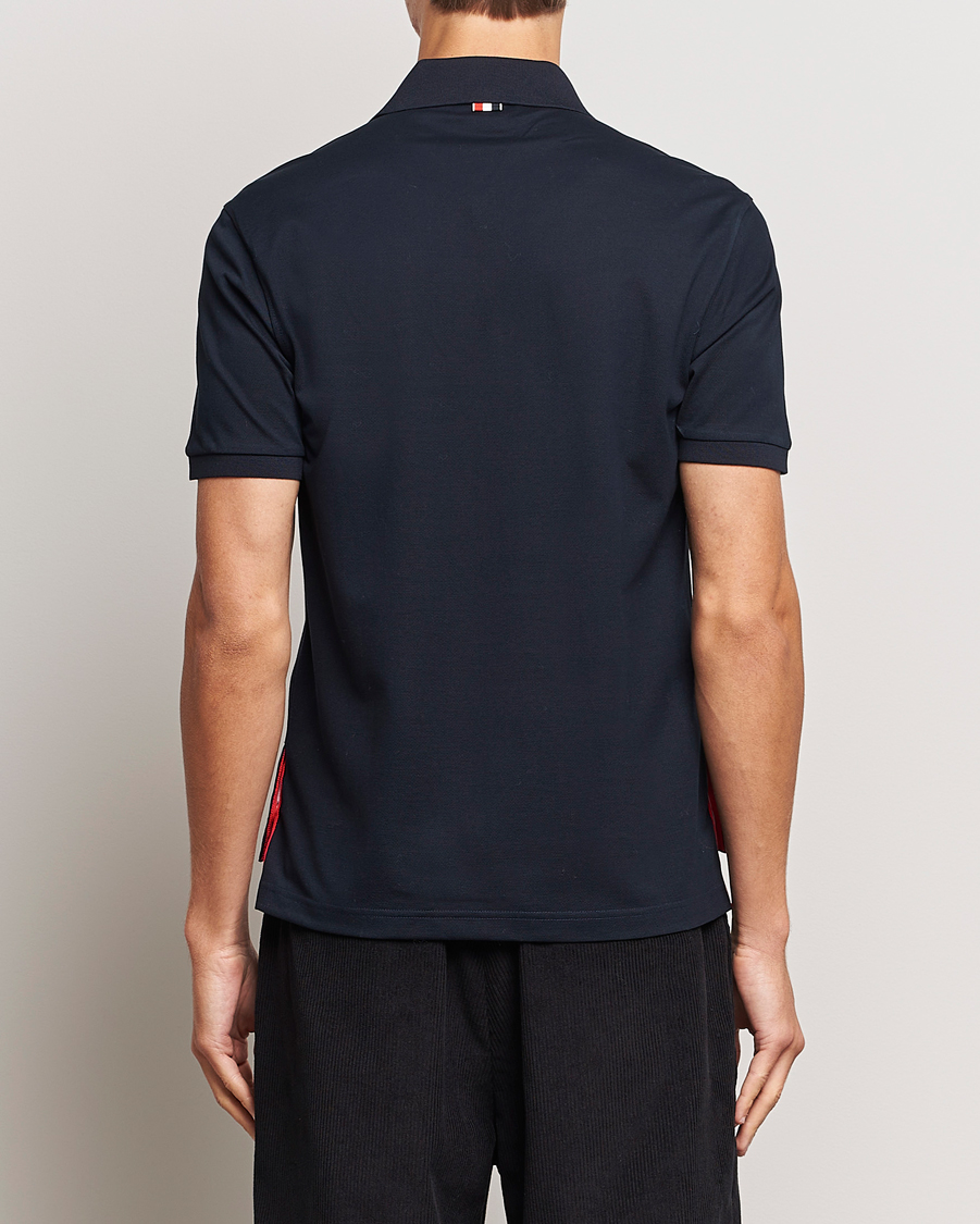 Herr | Pikéer | Thom Browne | Mercerized Piquet Polo Navy