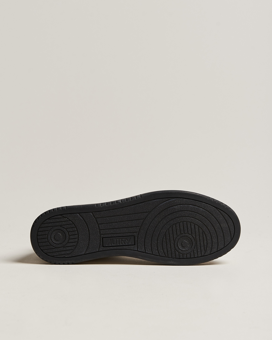Herr | Autry Medalist Mid Bicolor Leather Sneaker Black | Autry | Medalist Mid Bicolor Leather Sneaker Black