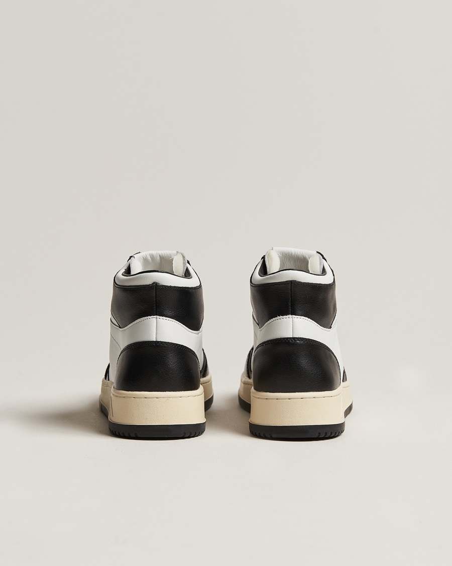 Herr | Autry Medalist Mid Bicolor Leather Sneaker Black | Autry | Medalist Mid Bicolor Leather Sneaker Black