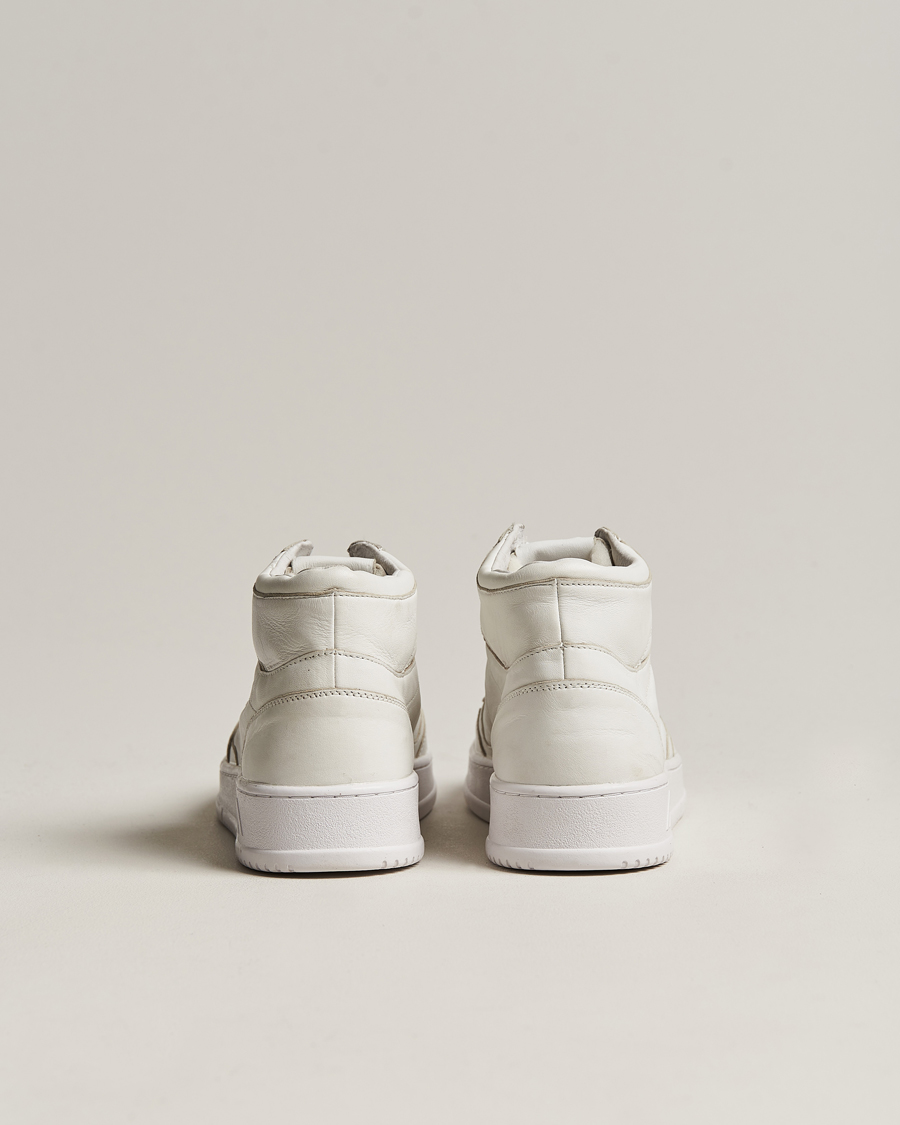 Herr | Autry Medalist Mid Goat Leather Sneaker White | Autry | Medalist Mid Goat Leather Sneaker White